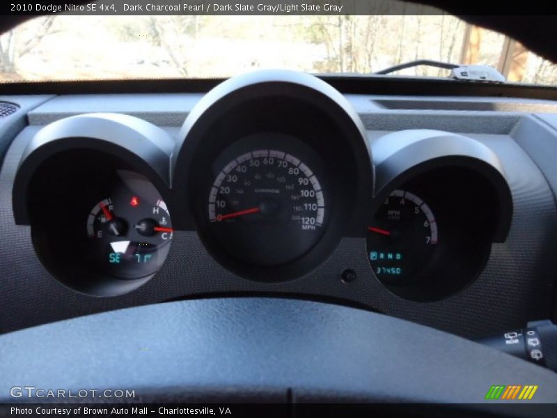 Dark Charcoal Pearl / Dark Slate Gray/Light Slate Gray 2010 Dodge Nitro SE 4x4