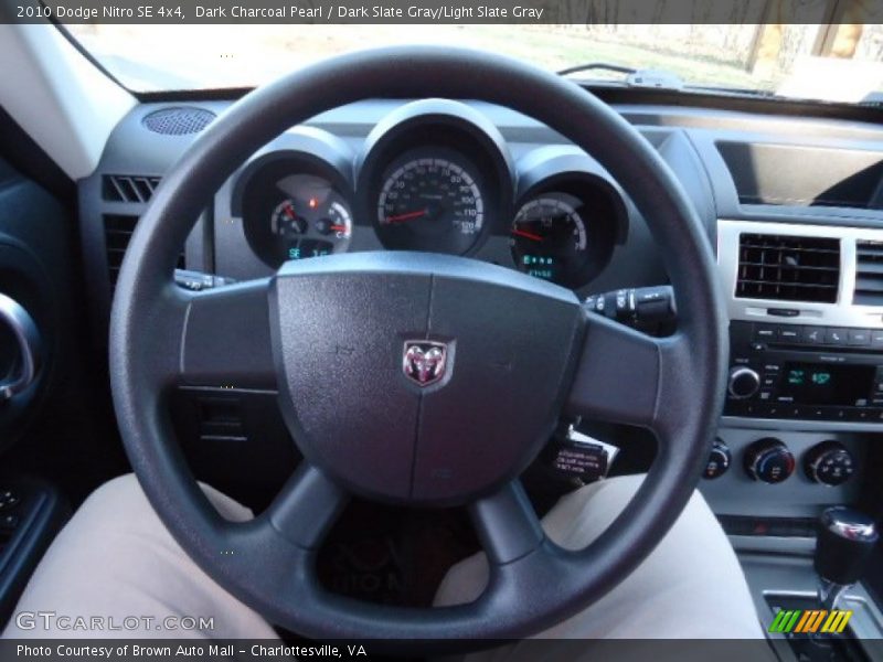 Dark Charcoal Pearl / Dark Slate Gray/Light Slate Gray 2010 Dodge Nitro SE 4x4