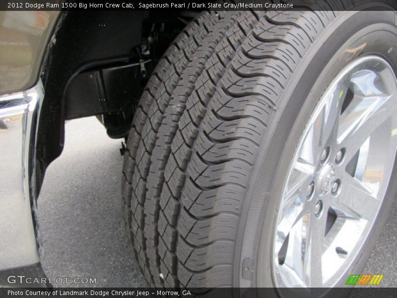 Sagebrush Pearl / Dark Slate Gray/Medium Graystone 2012 Dodge Ram 1500 Big Horn Crew Cab