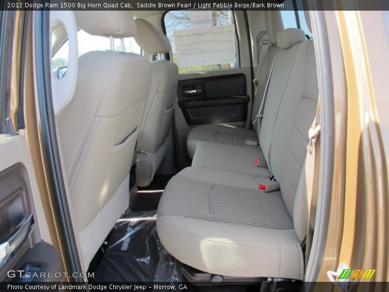 Saddle Brown Pearl / Light Pebble Beige/Bark Brown 2012 Dodge Ram 1500 Big Horn Quad Cab