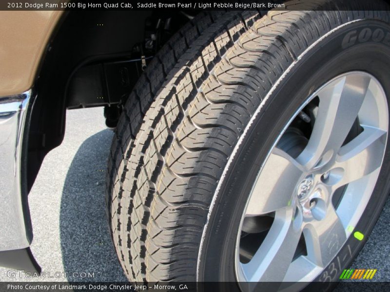 Saddle Brown Pearl / Light Pebble Beige/Bark Brown 2012 Dodge Ram 1500 Big Horn Quad Cab