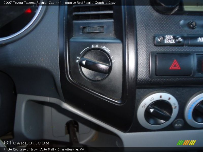 Impulse Red Pearl / Graphite Gray 2007 Toyota Tacoma Regular Cab 4x4