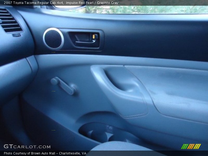 Impulse Red Pearl / Graphite Gray 2007 Toyota Tacoma Regular Cab 4x4