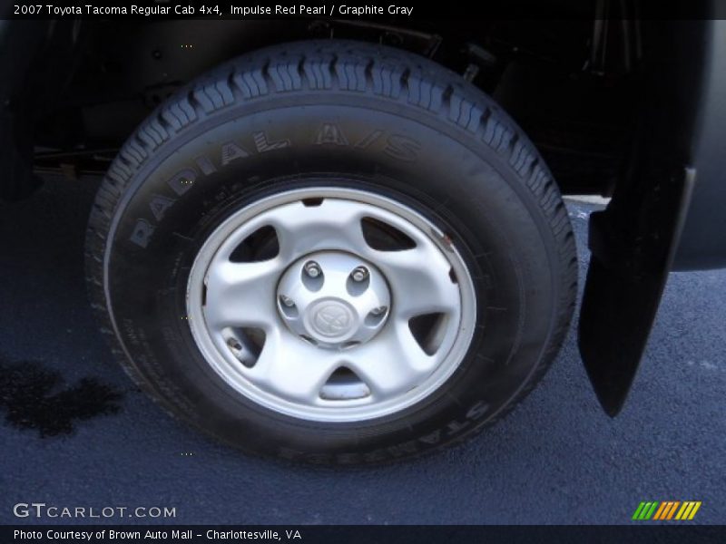 Impulse Red Pearl / Graphite Gray 2007 Toyota Tacoma Regular Cab 4x4