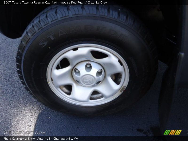 Impulse Red Pearl / Graphite Gray 2007 Toyota Tacoma Regular Cab 4x4