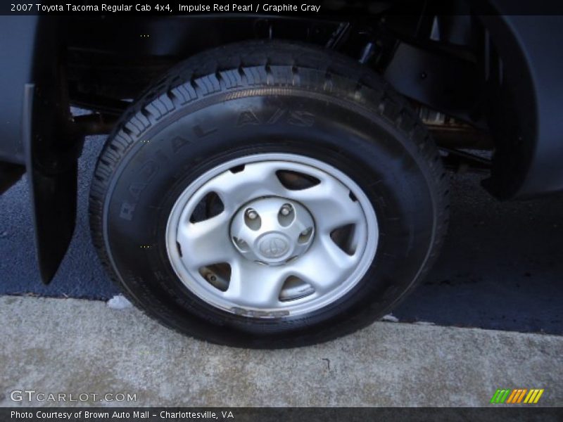 Impulse Red Pearl / Graphite Gray 2007 Toyota Tacoma Regular Cab 4x4