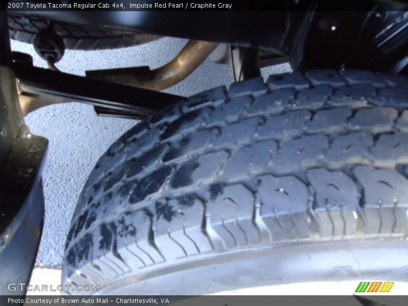 Impulse Red Pearl / Graphite Gray 2007 Toyota Tacoma Regular Cab 4x4