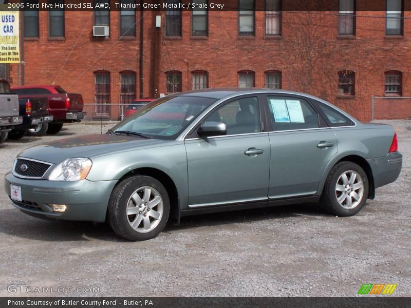 Titanium Green Metallic / Shale Grey 2006 Ford Five Hundred SEL AWD