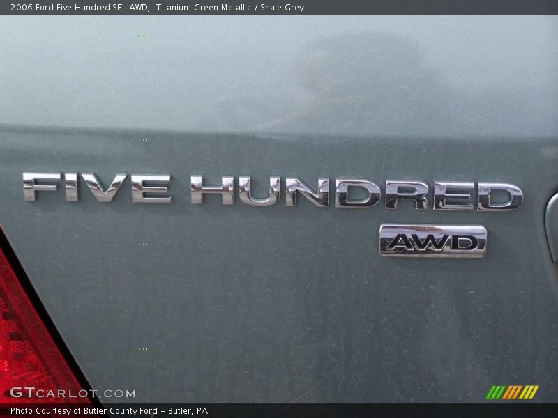 Titanium Green Metallic / Shale Grey 2006 Ford Five Hundred SEL AWD