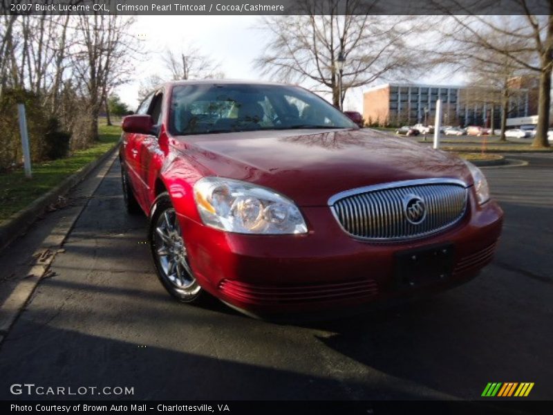 Crimson Pearl Tintcoat / Cocoa/Cashmere 2007 Buick Lucerne CXL
