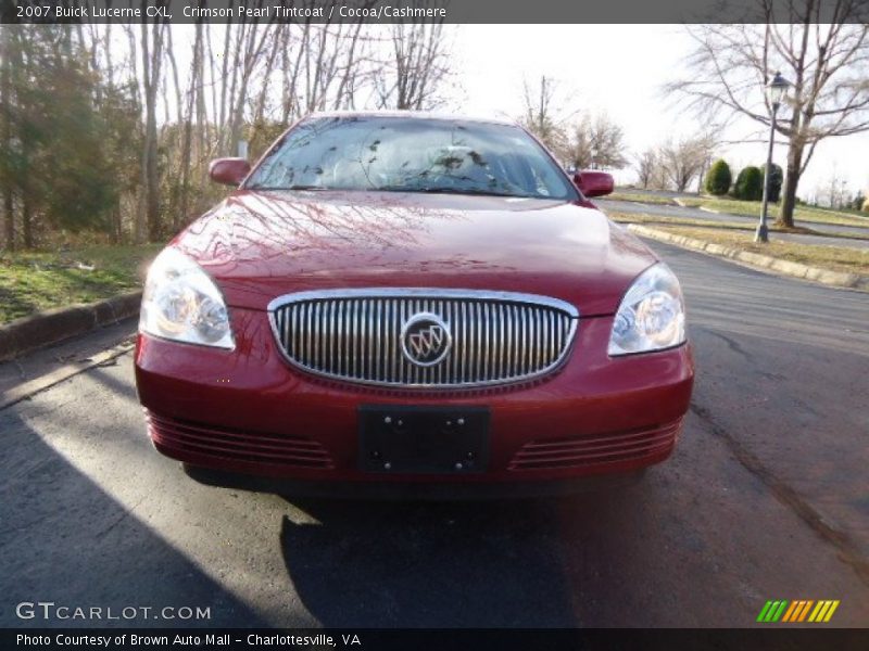 Crimson Pearl Tintcoat / Cocoa/Cashmere 2007 Buick Lucerne CXL