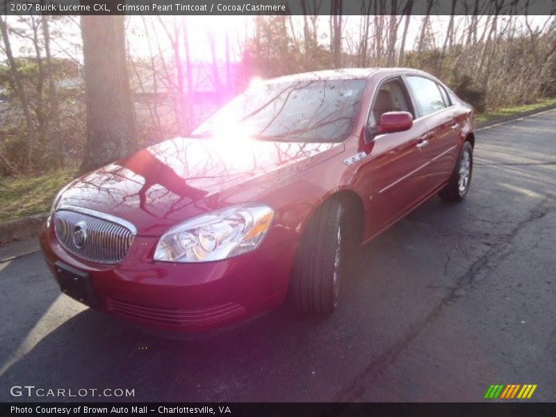 Crimson Pearl Tintcoat / Cocoa/Cashmere 2007 Buick Lucerne CXL