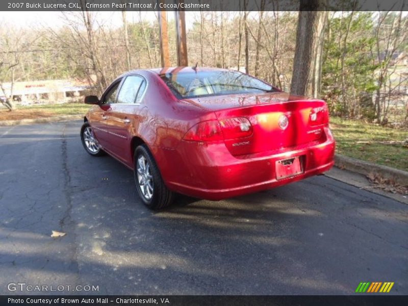 Crimson Pearl Tintcoat / Cocoa/Cashmere 2007 Buick Lucerne CXL