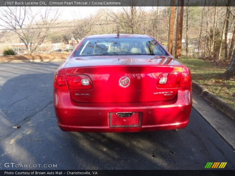 Crimson Pearl Tintcoat / Cocoa/Cashmere 2007 Buick Lucerne CXL