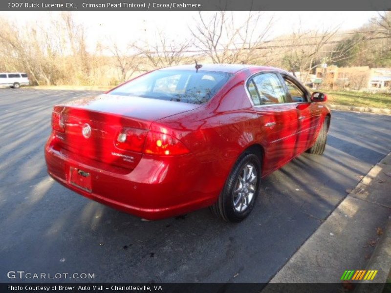 Crimson Pearl Tintcoat / Cocoa/Cashmere 2007 Buick Lucerne CXL