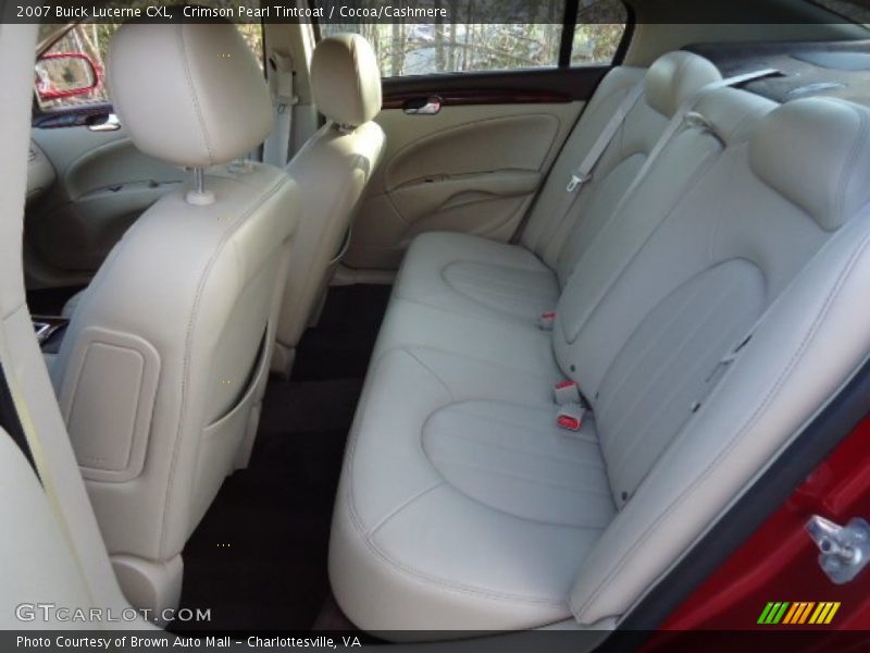 Crimson Pearl Tintcoat / Cocoa/Cashmere 2007 Buick Lucerne CXL