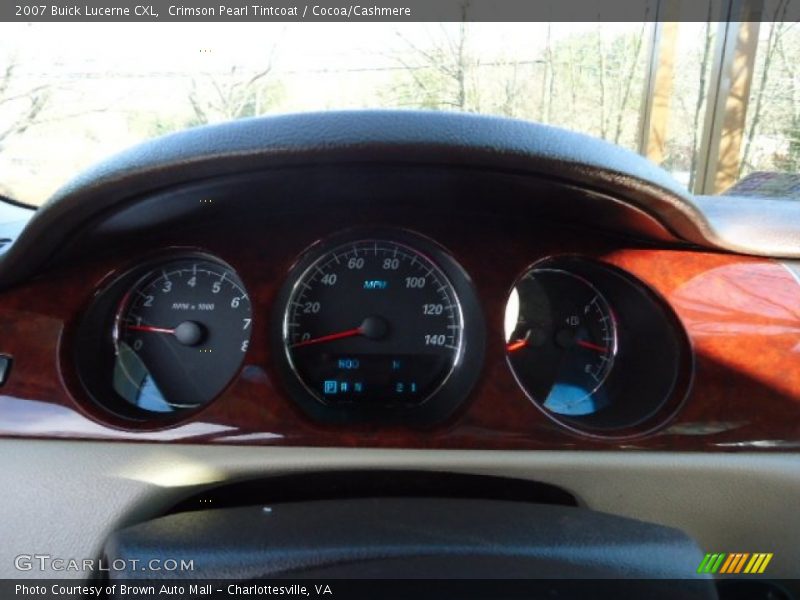 Crimson Pearl Tintcoat / Cocoa/Cashmere 2007 Buick Lucerne CXL