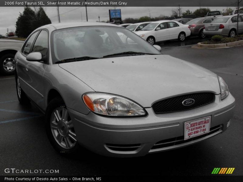 Silver Frost Metallic / Medium/Dark Flint Grey 2006 Ford Taurus SEL