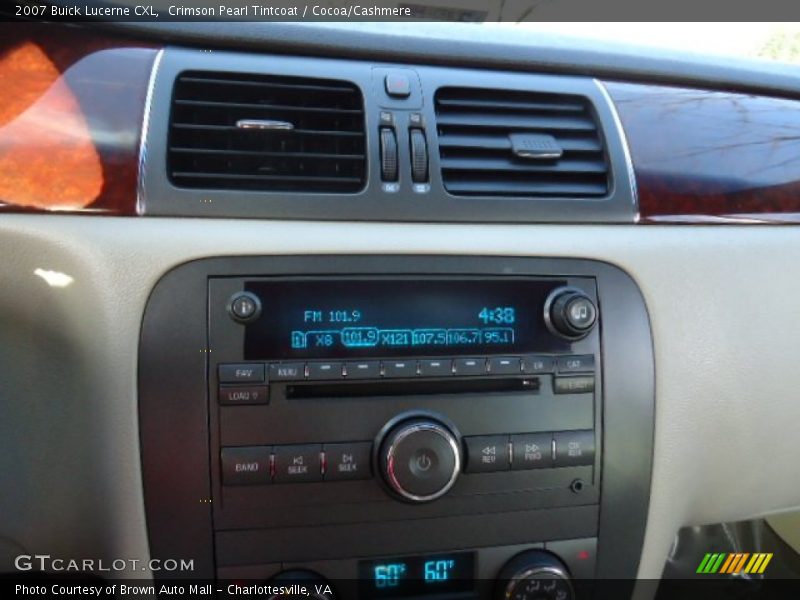 Crimson Pearl Tintcoat / Cocoa/Cashmere 2007 Buick Lucerne CXL