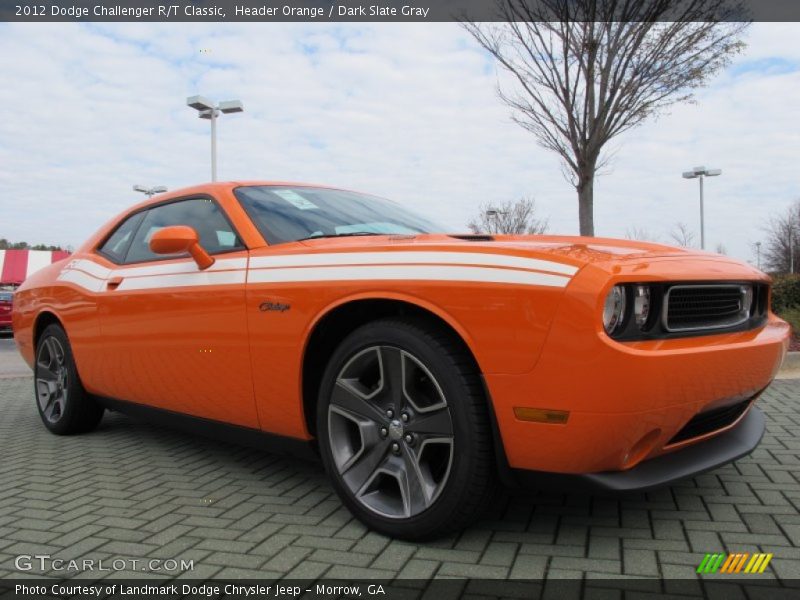 Front 3/4 View of 2012 Challenger R/T Classic