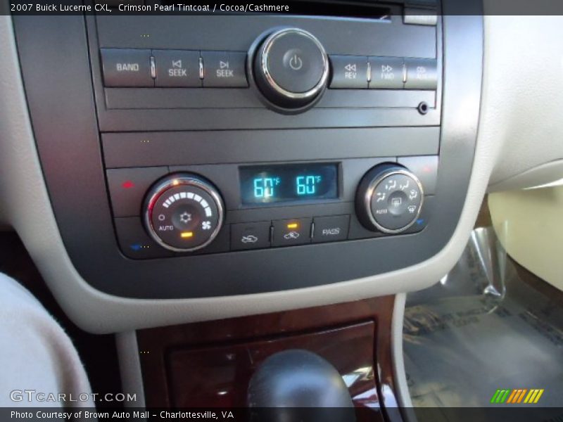 Crimson Pearl Tintcoat / Cocoa/Cashmere 2007 Buick Lucerne CXL