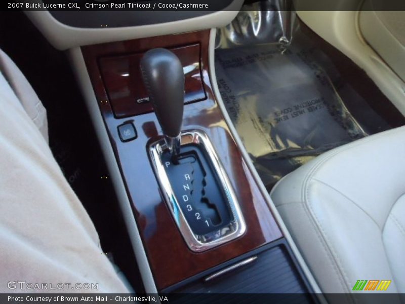 Crimson Pearl Tintcoat / Cocoa/Cashmere 2007 Buick Lucerne CXL
