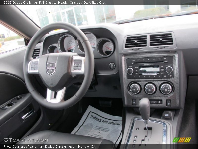 Dashboard of 2012 Challenger R/T Classic