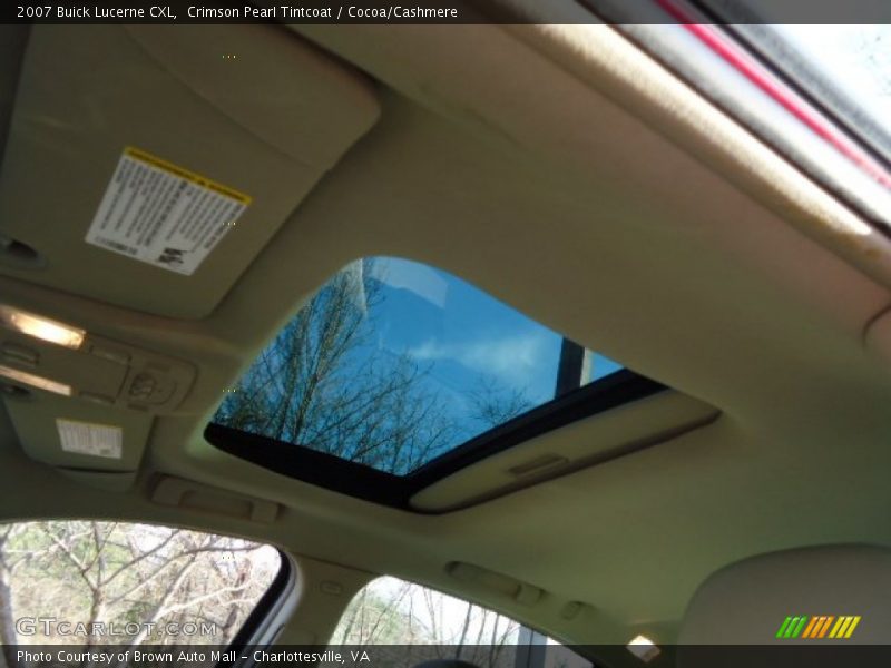 Crimson Pearl Tintcoat / Cocoa/Cashmere 2007 Buick Lucerne CXL