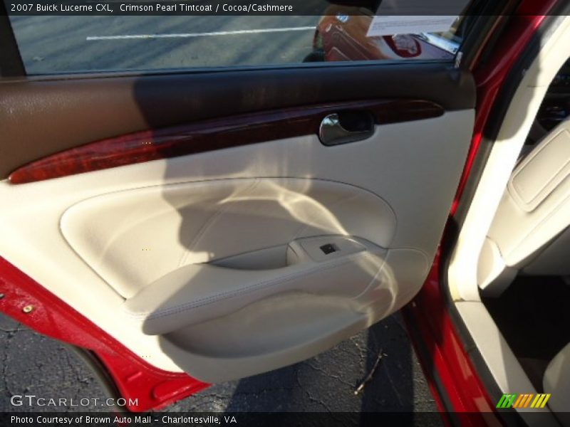 Crimson Pearl Tintcoat / Cocoa/Cashmere 2007 Buick Lucerne CXL