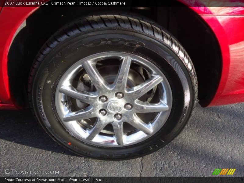 Crimson Pearl Tintcoat / Cocoa/Cashmere 2007 Buick Lucerne CXL