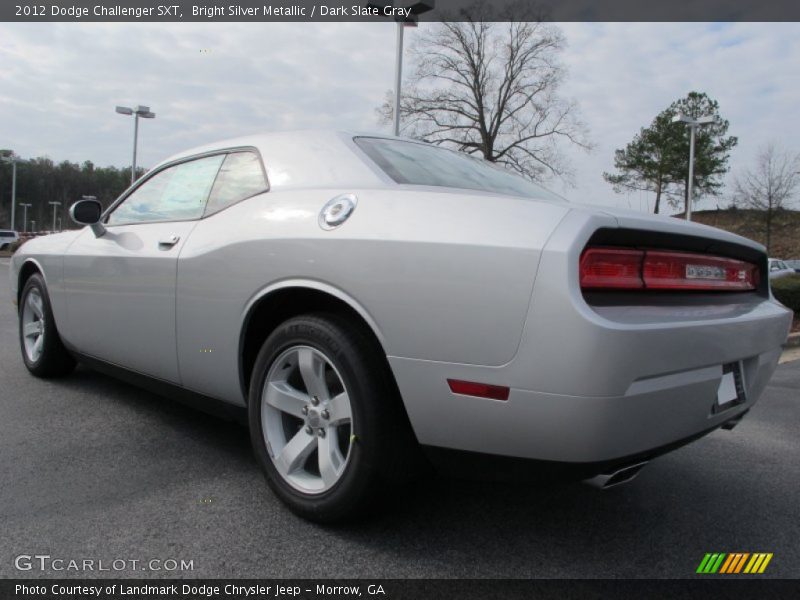 Bright Silver Metallic / Dark Slate Gray 2012 Dodge Challenger SXT