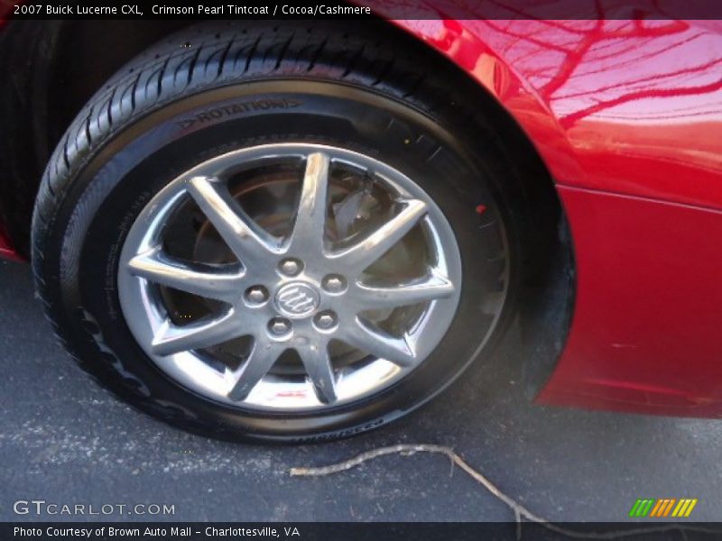 Crimson Pearl Tintcoat / Cocoa/Cashmere 2007 Buick Lucerne CXL