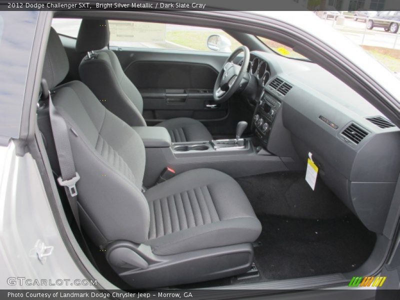 Bright Silver Metallic / Dark Slate Gray 2012 Dodge Challenger SXT