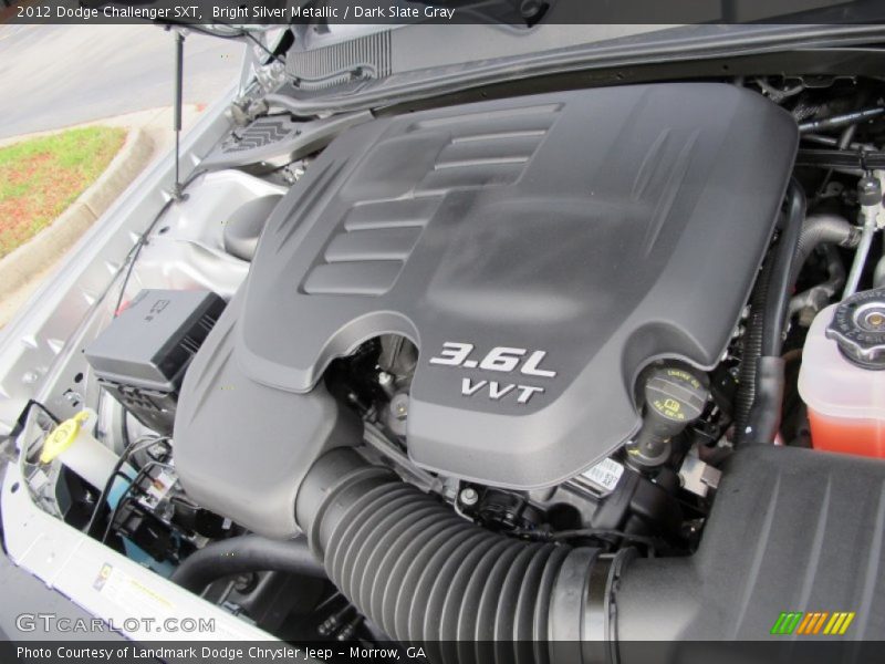 Bright Silver Metallic / Dark Slate Gray 2012 Dodge Challenger SXT