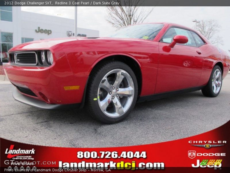 Redline 3 Coat Pearl / Dark Slate Gray 2012 Dodge Challenger SXT