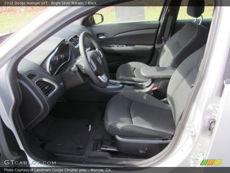 Front Seat of 2012 Avenger SXT