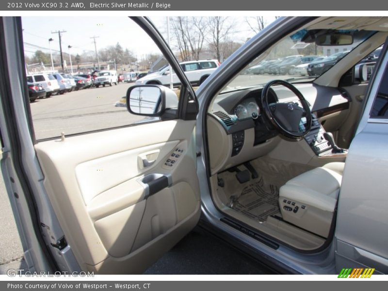 Electric Silver Metallic / Beige 2012 Volvo XC90 3.2 AWD