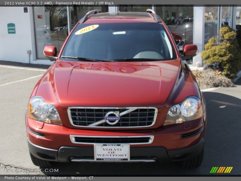 Flamenco Red Metallic / Off Black 2011 Volvo XC90 3.2 AWD