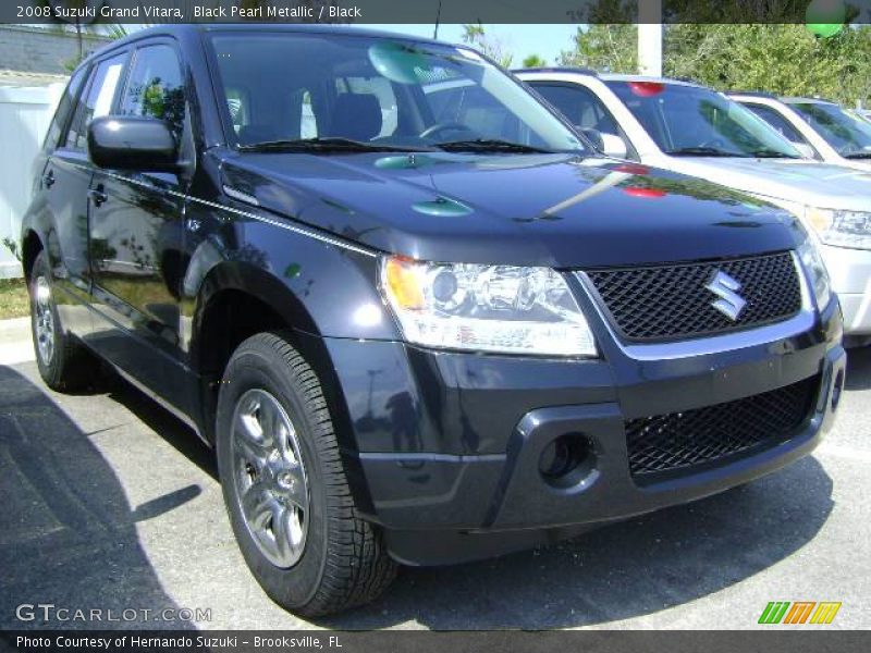 Black Pearl Metallic / Black 2008 Suzuki Grand Vitara