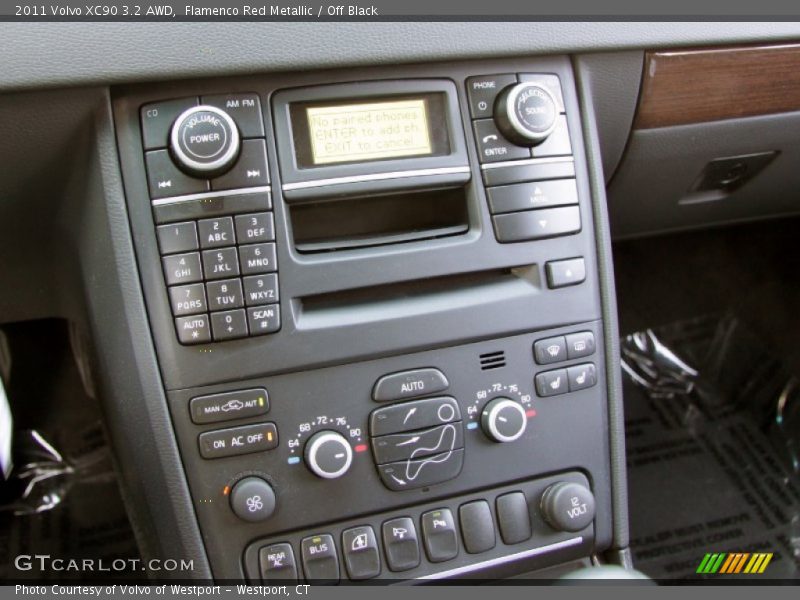 Flamenco Red Metallic / Off Black 2011 Volvo XC90 3.2 AWD