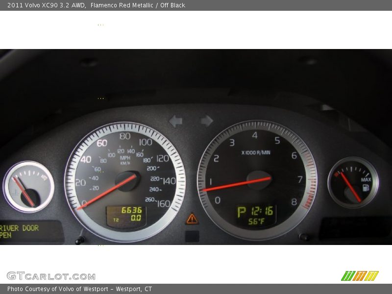 Flamenco Red Metallic / Off Black 2011 Volvo XC90 3.2 AWD