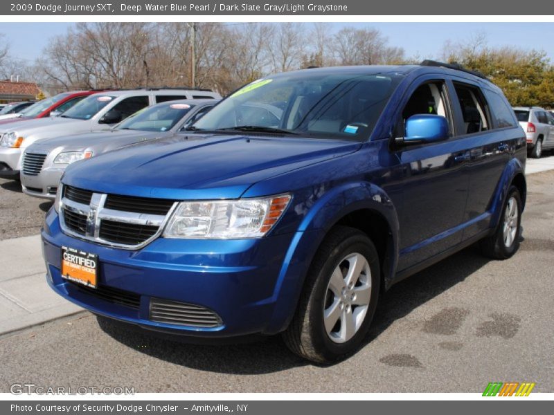 Deep Water Blue Pearl / Dark Slate Gray/Light Graystone 2009 Dodge Journey SXT