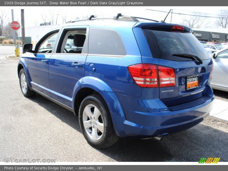 Deep Water Blue Pearl / Dark Slate Gray/Light Graystone 2009 Dodge Journey SXT