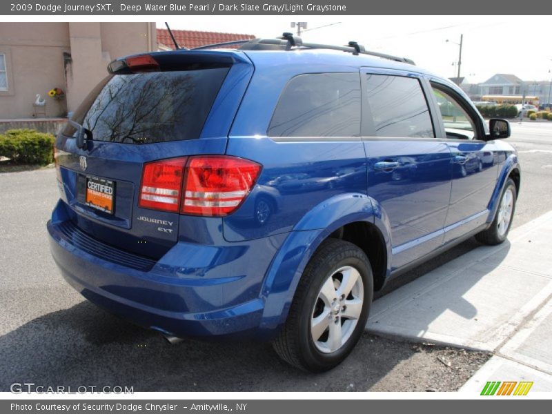 Deep Water Blue Pearl / Dark Slate Gray/Light Graystone 2009 Dodge Journey SXT