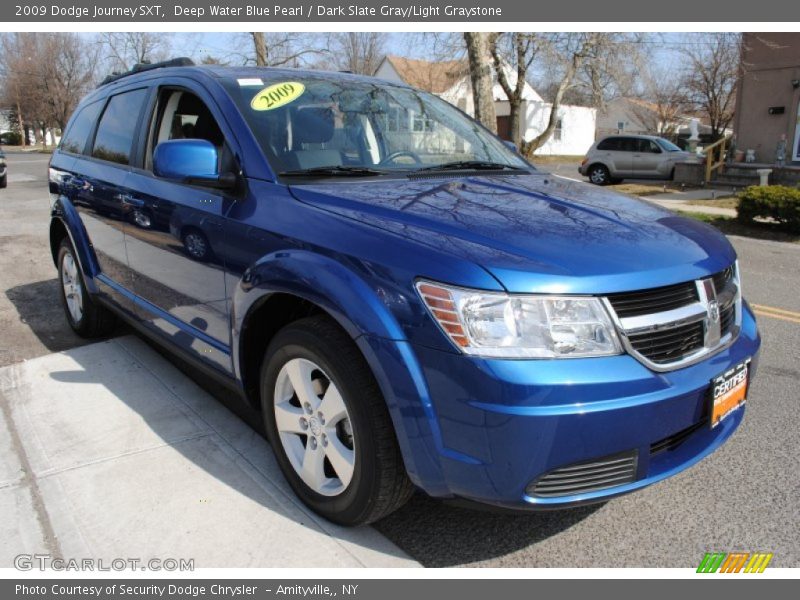 Deep Water Blue Pearl / Dark Slate Gray/Light Graystone 2009 Dodge Journey SXT