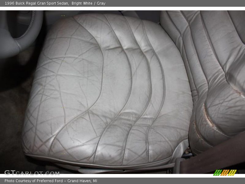 Bright White / Gray 1996 Buick Regal Gran Sport Sedan