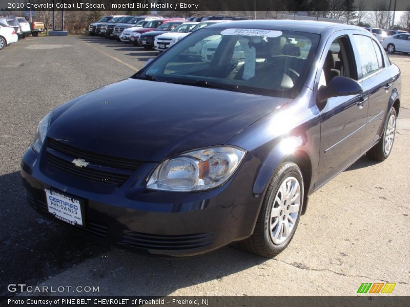 Imperial Blue Metallic / Ebony 2010 Chevrolet Cobalt LT Sedan