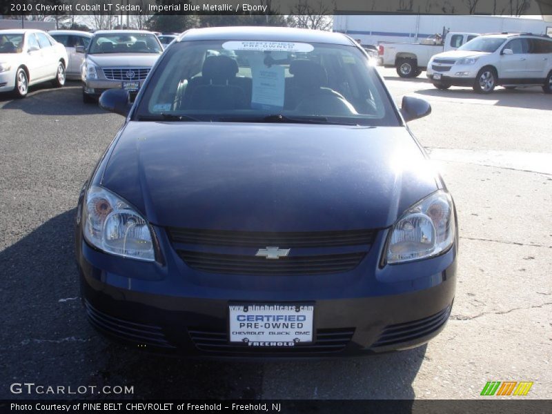 Imperial Blue Metallic / Ebony 2010 Chevrolet Cobalt LT Sedan