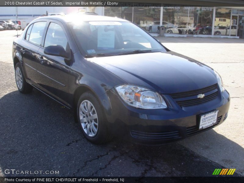 Imperial Blue Metallic / Ebony 2010 Chevrolet Cobalt LT Sedan