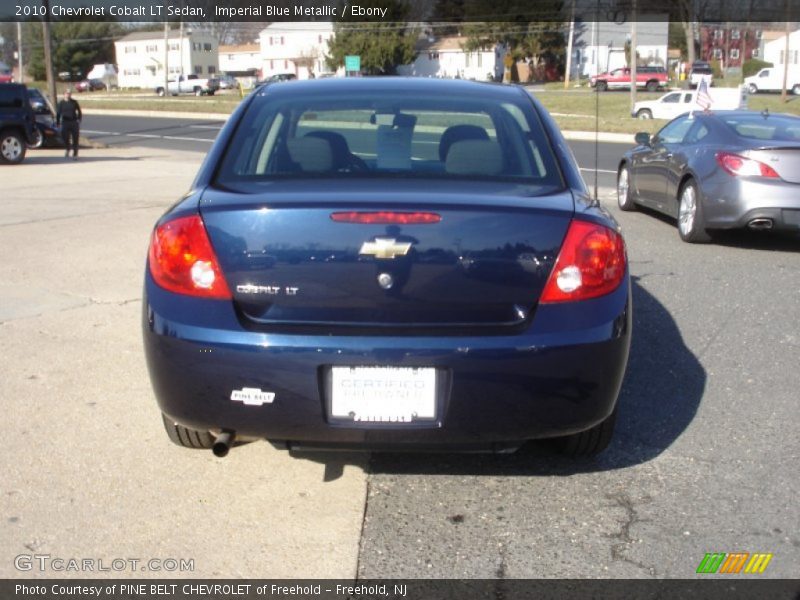 Imperial Blue Metallic / Ebony 2010 Chevrolet Cobalt LT Sedan
